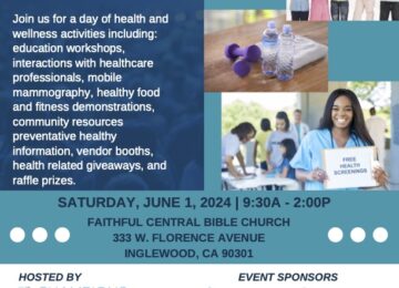 FaithFit Wellness Health Summit: June 1