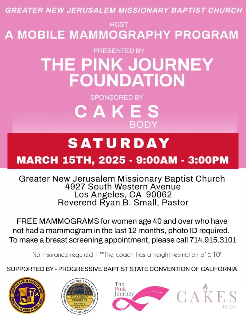 March 15th Flyer - Sponsored By Cakes Body